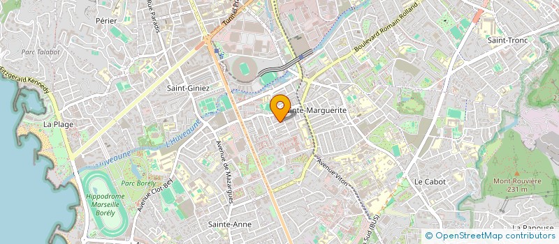 localisation de l'entreprise MONSIEUR ROBIN MARTINENGO  MARSEILLE