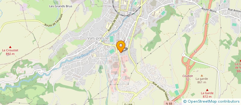 localisation de l'entreprise MONSIEUR ROBIN MASCLAUX  LE PUY-EN-VELAY