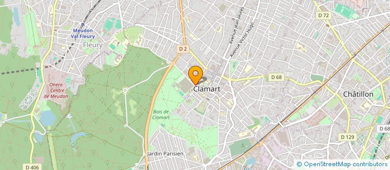 localisation de l'entreprise MONSIEUR ROBIN MAUGARD à CLAMART