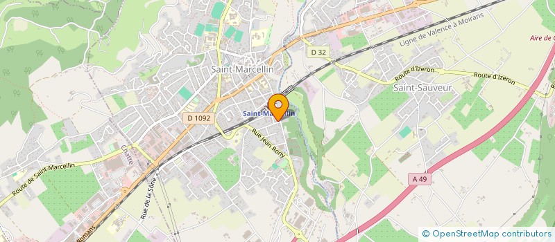 localisation de l'entreprise MONSIEUR ROBIN MAUME  SAINT-MARCELLIN