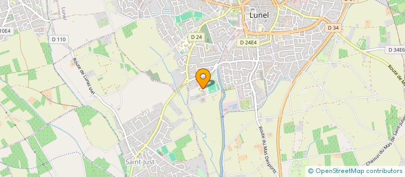 localisation de l'entreprise MONSIEUR ROBIN MAUREL  CALVISSON