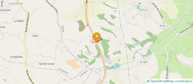 localisation de l'entreprise MONSIEUR ROBIN MENETRIER  DENAT