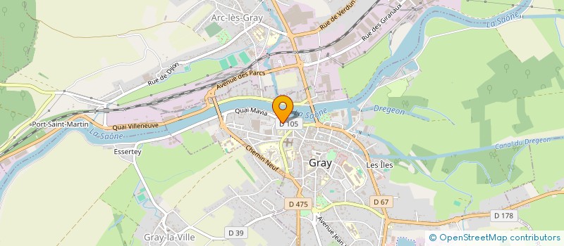 localisation de l'entreprise MONSIEUR ROBIN MITTAINE  GRAY