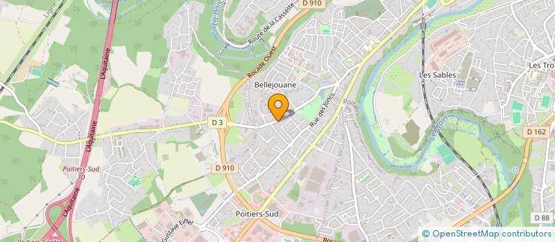 localisation de l'entreprise MONSIEUR ROBIN MONNET à POITIERS