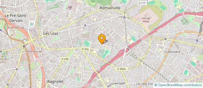 localisation de l'entreprise MONSIEUR ROBIN MONTMUSSON à BAGNOLET