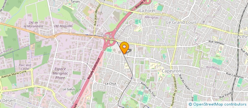 localisation de l'entreprise MONSIEUR ROBIN MONTOIS  MERIGNAC