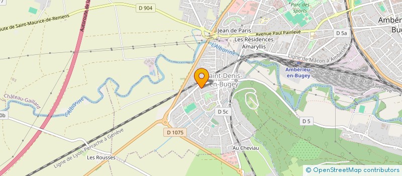 localisation de l'entreprise MONSIEUR ROBIN MORRIER  SAINT-DENIS-EN-BUGEY