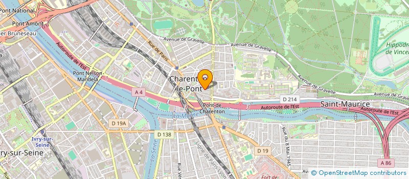 localisation de l'entreprise MONSIEUR ROBIN MOYSSET  CHARENTON-LE-PONT