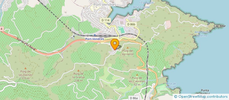 localisation de l'entreprise MONSIEUR ROBIN MUGNIER  PORT-VENDRES