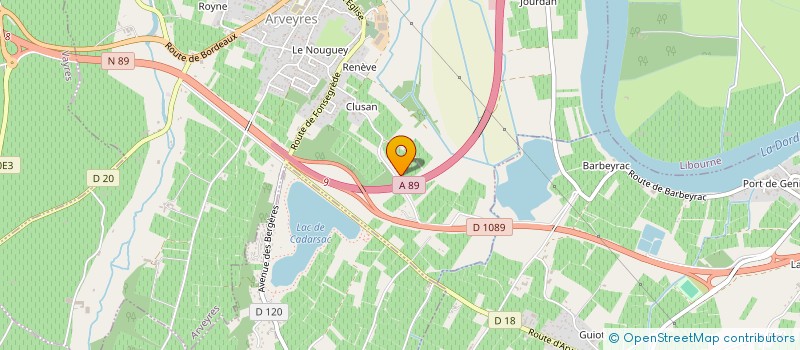 localisation de l'entreprise MONSIEUR ROBIN MUNOZ  ARVEYRES