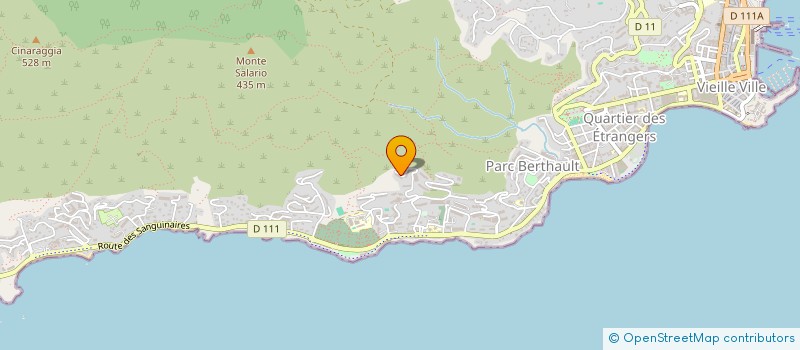 localisation de l'entreprise MONSIEUR ROBIN MURON  AJACCIO