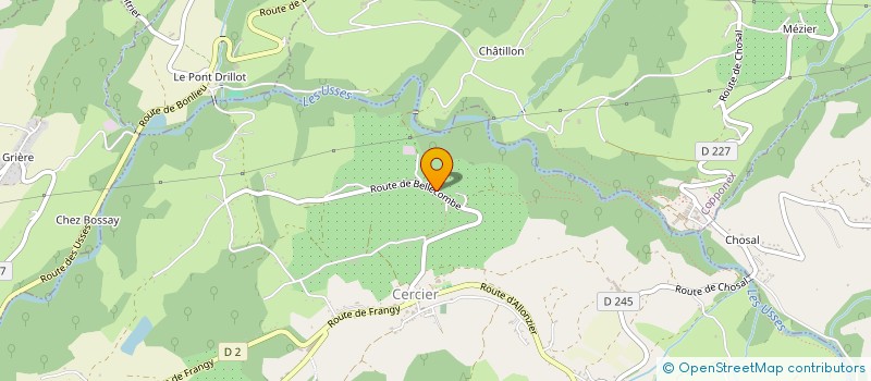 localisation de l'entreprise MONSIEUR ROBIN NEVEU  CERCIER