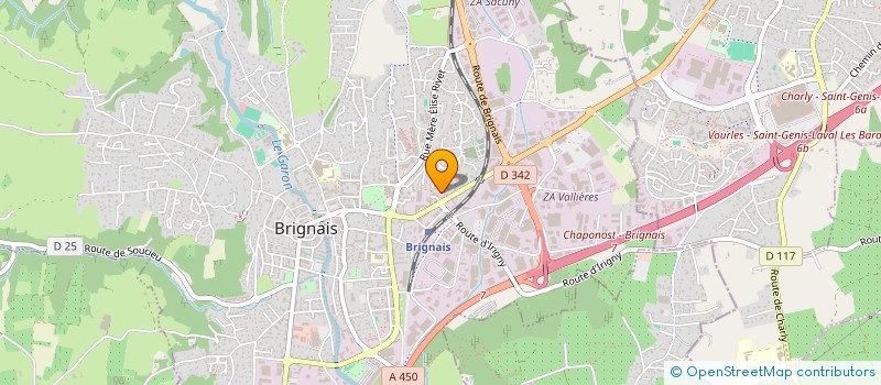 localisation de l'entreprise MONSIEUR ROBIN NEVEU  BRIGNAIS