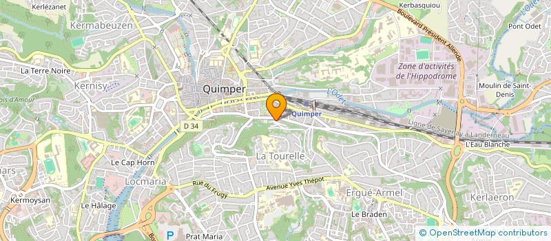 localisation de l'entreprise MONSIEUR ROBIN NGUYEN à QUIMPER