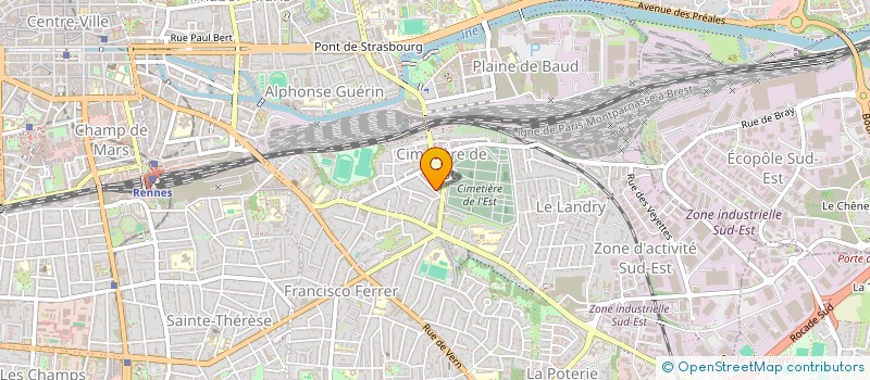 localisation de l'entreprise MONSIEUR ROBIN NICOLAS  RENNES