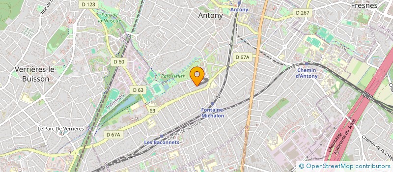 localisation de l'entreprise MONSIEUR ROBIN NICOMETTE--REZZI à ANTONY