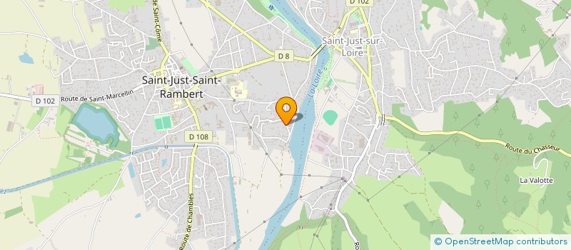 localisation de l'entreprise MONSIEUR ROBIN NIVAULT  SAINT-JUST-SAINT-RAMBERT