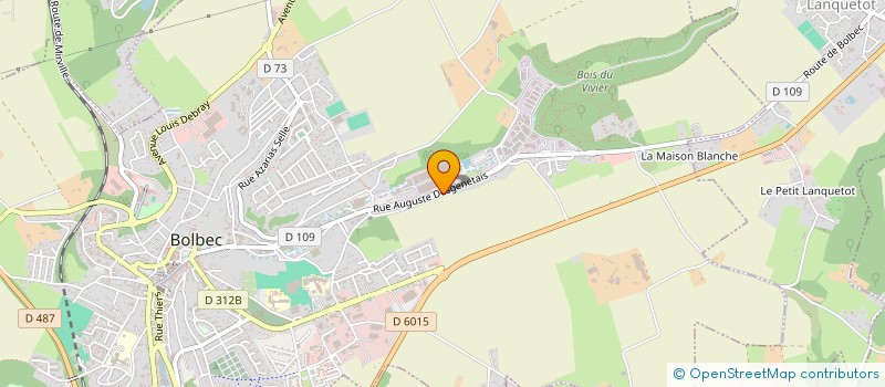 localisation de l'entreprise MONSIEUR ROBIN NOUET  BOLBEC