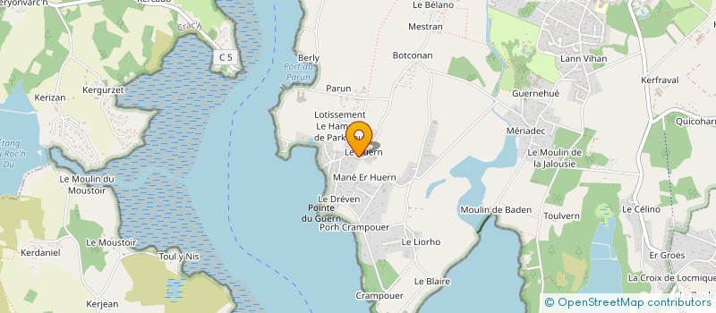 localisation de l'entreprise MONSIEUR ROBIN ORTAIS  PLUMELIAU-BIEUZY