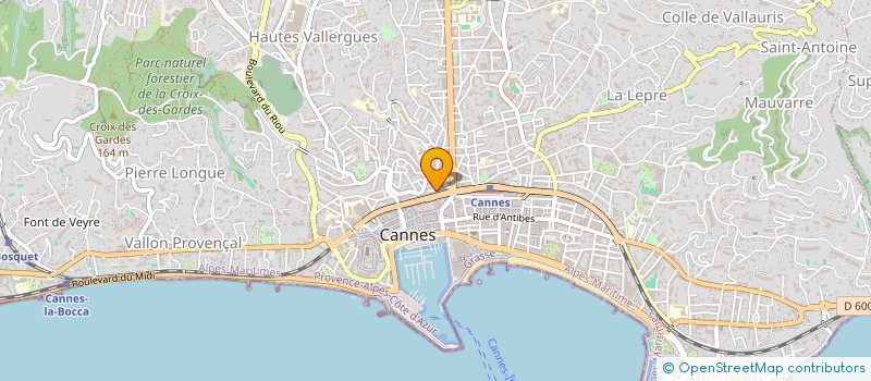 localisation de l'entreprise MONSIEUR ROBIN OUDOT  CANNES