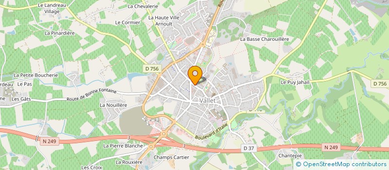localisation de l'entreprise MONSIEUR ROBIN PALLUAUD à VALLET
