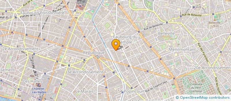 localisation de l'entreprise MONSIEUR ROBIN PARTOUCHE  PARIS