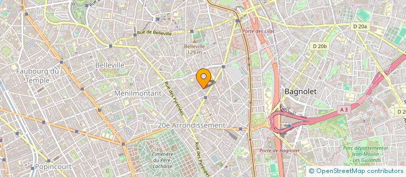 localisation de l'entreprise MONSIEUR ROBIN PERRUCHIONE  PARIS