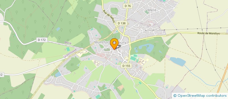 localisation de l'entreprise MONSIEUR ROBIN PETRAMAN  MONTFORT L'AMAURY