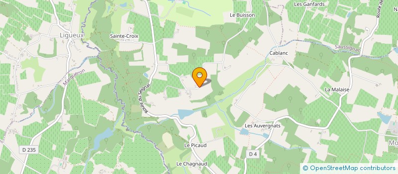 localisation de l'entreprise MONSIEUR ROBIN PEYROTTE  MONESTIER