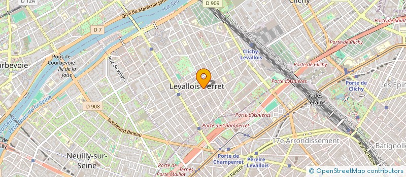 localisation de l'entreprise MONSIEUR ROBIN PICART à LEVALLOIS-PERRET