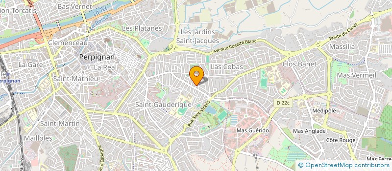 localisation de l'entreprise MONSIEUR ROBIN PIQUEMAL  PERPIGNAN