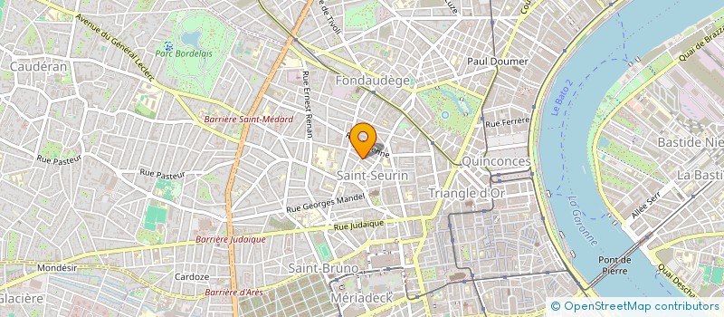 localisation de l'entreprise MONSIEUR ROBIN PIQUEMAL  BORDEAUX