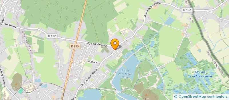 localisation de l'entreprise MONSIEUR ROBIN PLANARD  CONDE-SUR-L'ESCAUT