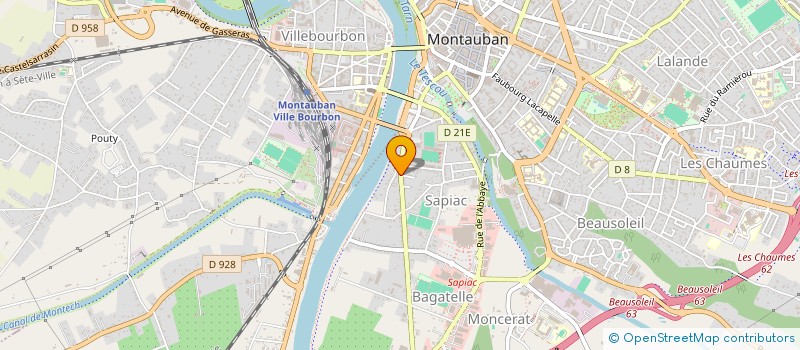 localisation de l'entreprise MONSIEUR ROBIN PLANCHENAULT  MONTAUBAN