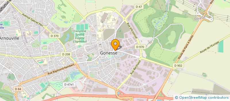 localisation de l'entreprise MONSIEUR ROBIN PLET  GONESSE