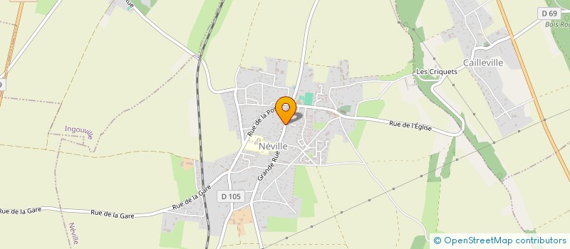 localisation de l'entreprise MONSIEUR ROBIN PLOUNEVEZ  NEVILLE