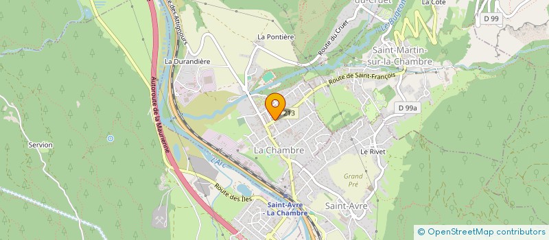 localisation de l'entreprise MONSIEUR ROBIN PODIGORA  LA CHAMBRE