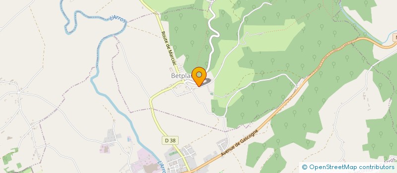 localisation de l'entreprise MONSIEUR ROBIN PONTASSE  BETPLAN