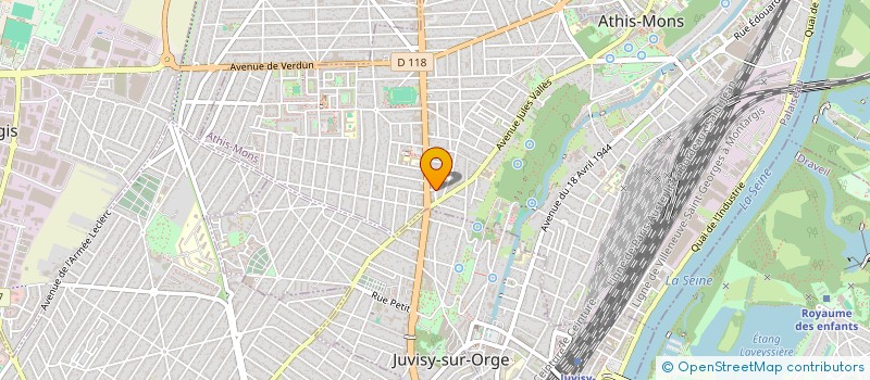 localisation de l'entreprise MONSIEUR ROBIN PORTANT  ATHIS-MONS
