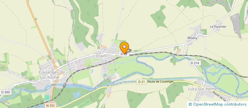 localisation de l'entreprise MONSIEUR ROBIN POUMOT  CRAIN