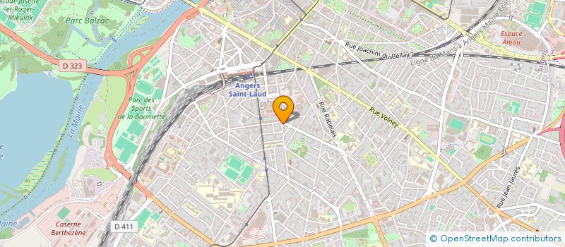 localisation de l'entreprise MONSIEUR ROBIN POUSSEO à ANGERS