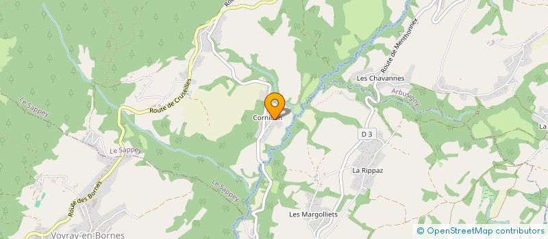 localisation de l'entreprise MONSIEUR ROBIN PRAS  LE SAPPEY