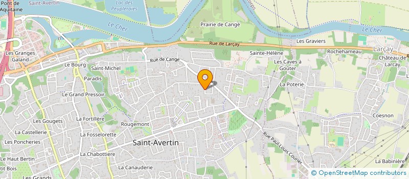 localisation de l'entreprise MONSIEUR ROBIN RAVIER  SAINT-AVERTIN