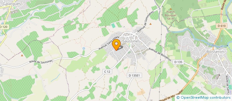 localisation de l'entreprise MONSIEUR ROBIN RICCI  SAUSSINES