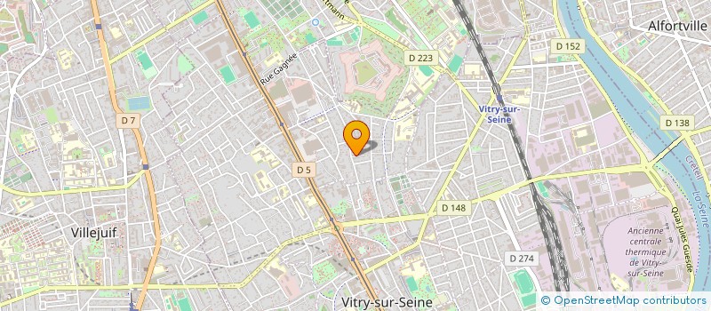 localisation de l'entreprise MONSIEUR ROBIN RICHARD  VITRY-SUR-SEINE