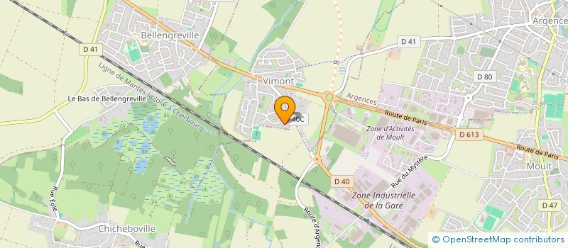 localisation de l'entreprise MONSIEUR ROBIN RIGOLET  VIMONT