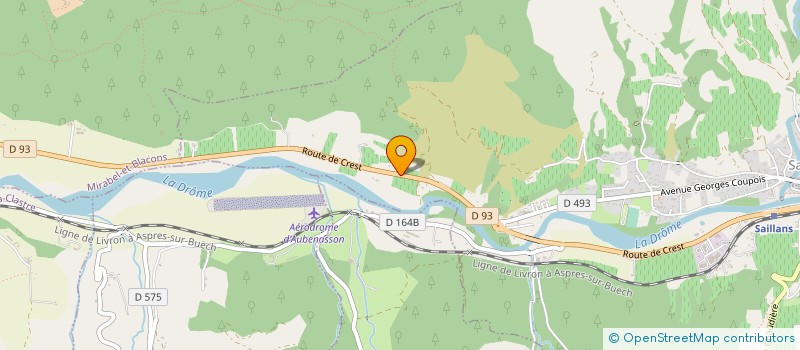 localisation de l'entreprise MONSIEUR ROBIN RIOU  SAILLANS