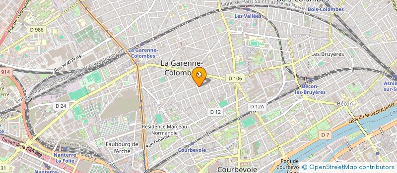 localisation de l'entreprise MONSIEUR ROBIN ROBIN STEHLE à LA GARENNE-COLOMBES