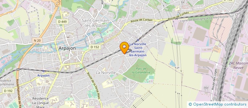 localisation de l'entreprise MONSIEUR ROBIN RODRIGUEZ à ARPAJON