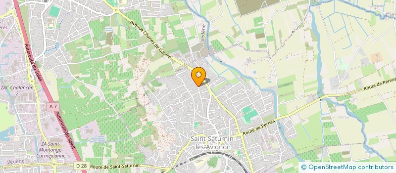 localisation de l'entreprise MONSIEUR ROBIN ROSSELLO  SAINT-SATURNIN-LES-AVIGNON